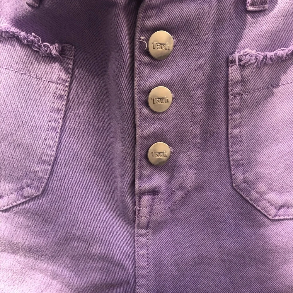 Urban Outfitters Lilac lavender Preppy Tach Jeans Sz Medium - Picture 5 of 6